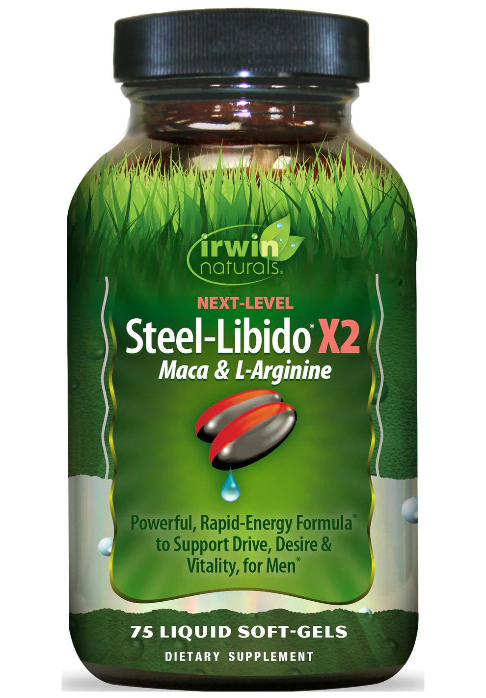 Irwin Steel Next Level Steel Libido X2 Liquid Sofgels 75ct