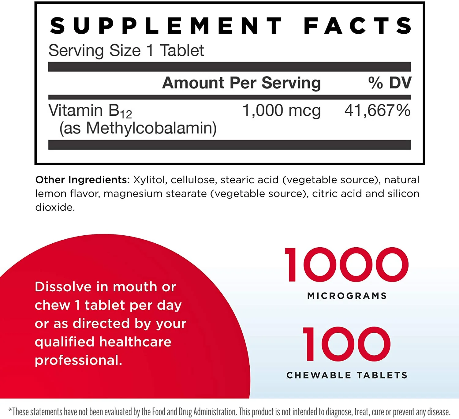 Jarrow Formulas Methyl B-12 Lemon 1000 mg - Image 2