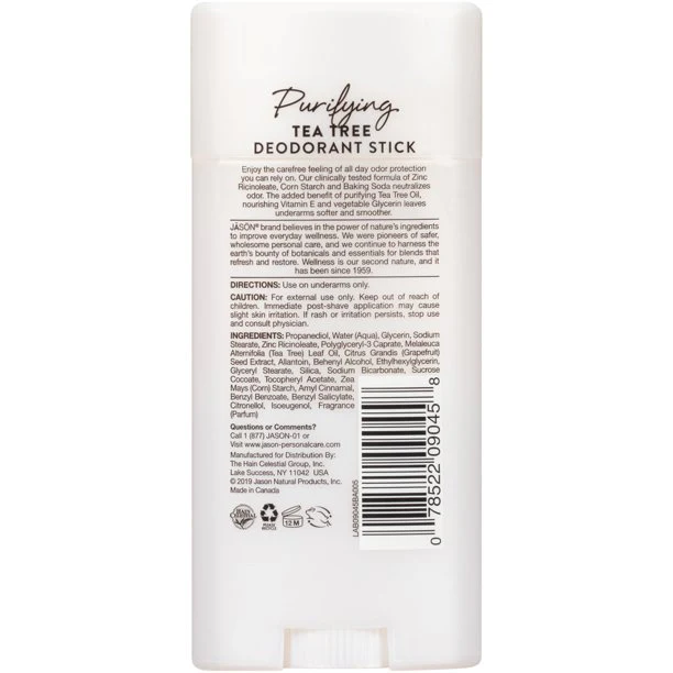 Jason Deodorant Stick Tea Tree 2.5Oz - Image 2