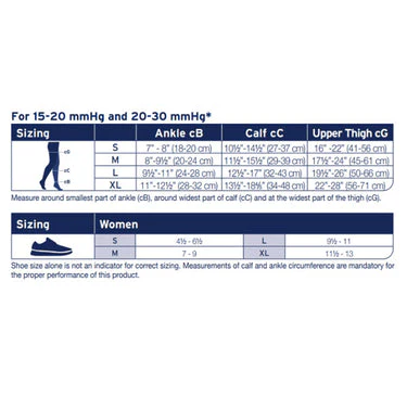 Jobst Activa Sheer Knee High 20-30 Closed Toe Silky Beige - Image 6