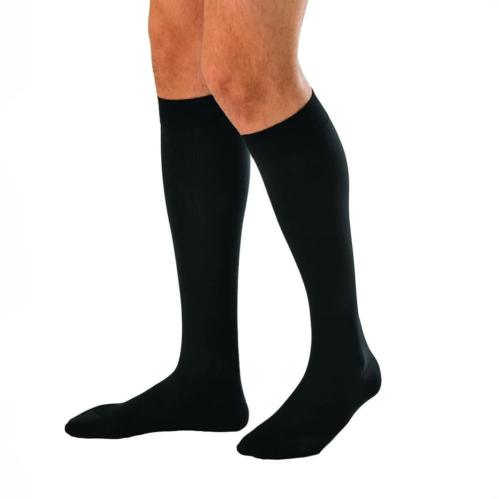 Jobst For Men Ambition Knee High Soft Fit Closed Toe 30-40 Black