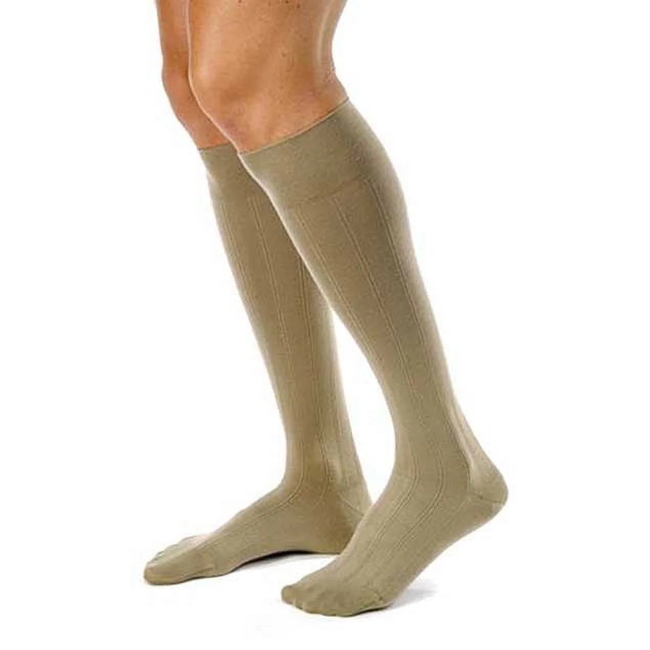 Jobst For Men Casual Knee High Closed Toe 20-30 Khaki