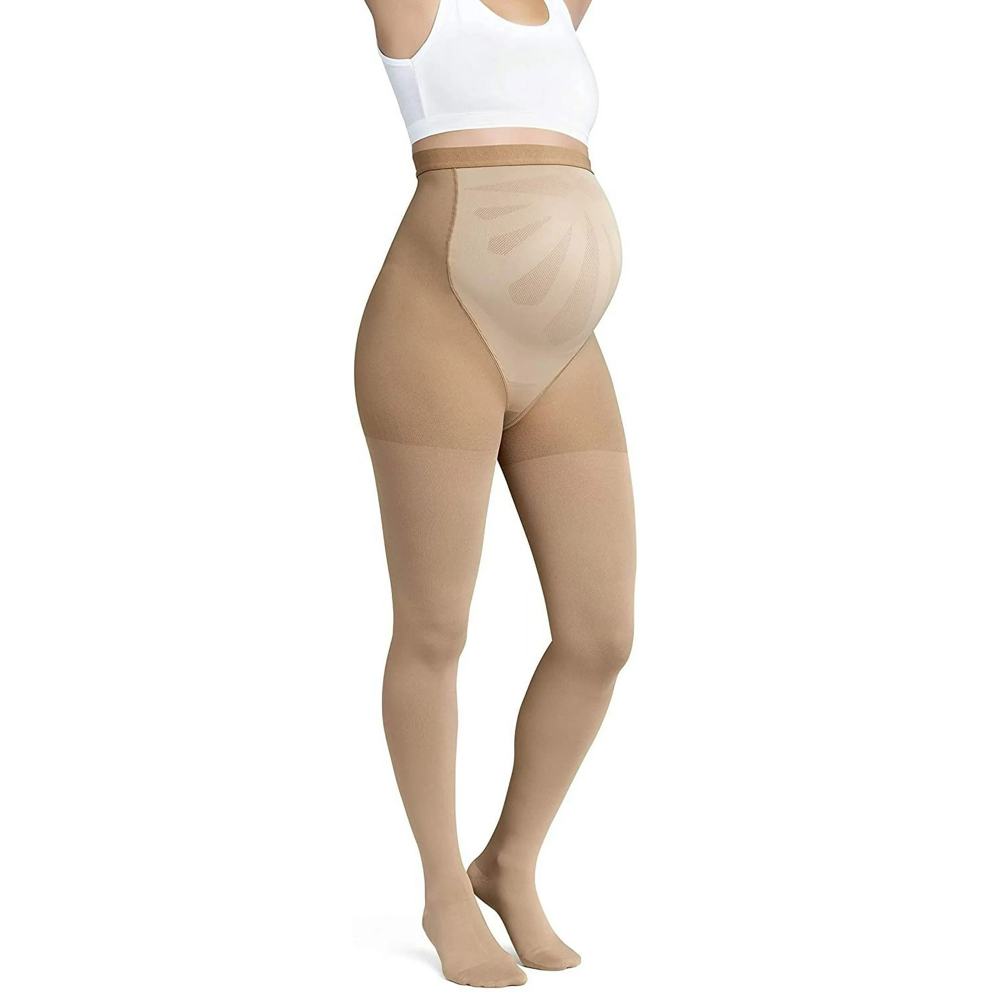 Jobst Opaque Maternity Closed Toe 20-30 Caramel S