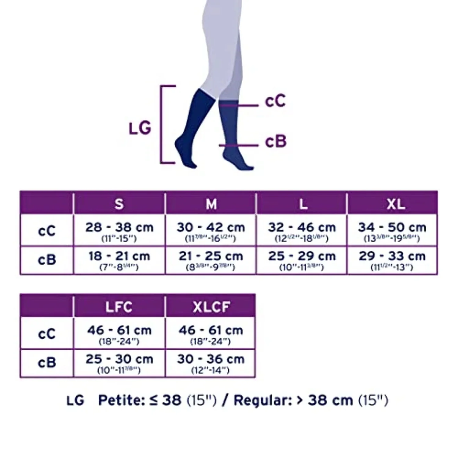 Jobst Relief Knee High Closed Toe 20-30 Beige - Image 2