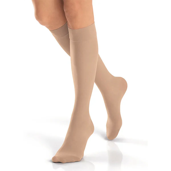 Jobst UltraSheer 20-30 MmHg Firm Support Sun Bronze XL Regular Closed Toe Regular Women UltraSheer Knee High - 119123
