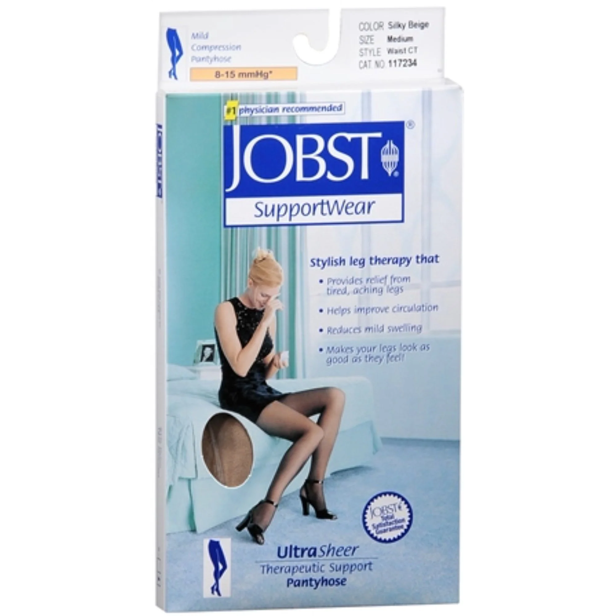 Jobst Ultrasheer Stockings Waist Closed Toe 08-15 - Image 4