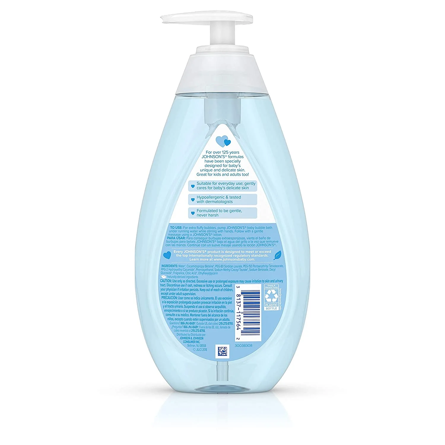 JOHNSONS BABY BUBBLE BATH 16.9 Oz - Image 2