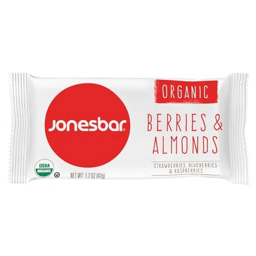 Jonesbar Organic Fruit & Nut Bar, Berries & Almond, 1.7 Oz
