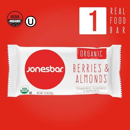 Jonesbar Organic Fruit & Nut Bar, Berries & Almond, 1.7 Oz - Image 3