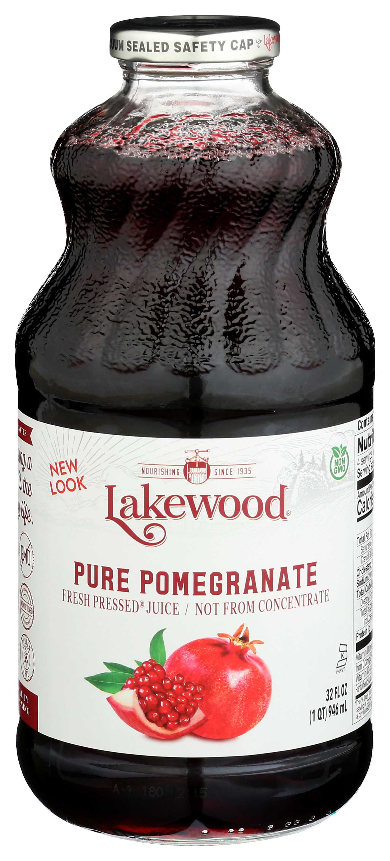 Lakewood Organic Juice Pomegranate Pure 32 Oz - Image 2