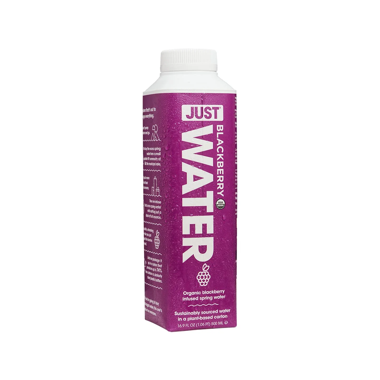 Just 100% Spring Water 16.9 fl - Image 3