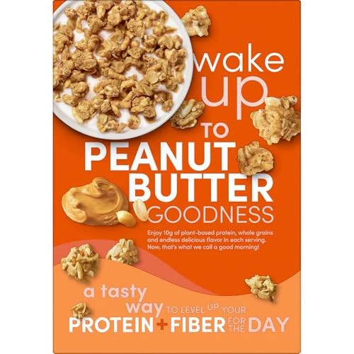 Kashi GO Cereal Protein + Fiber Peanut Butter Crunch 16.9 Oz - Image 4