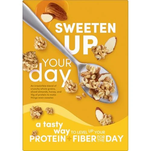 Kashi, GO, Protein + Fiber, Honey Almond Flax Crunch Cereal, 17.7 Oz - Image 9