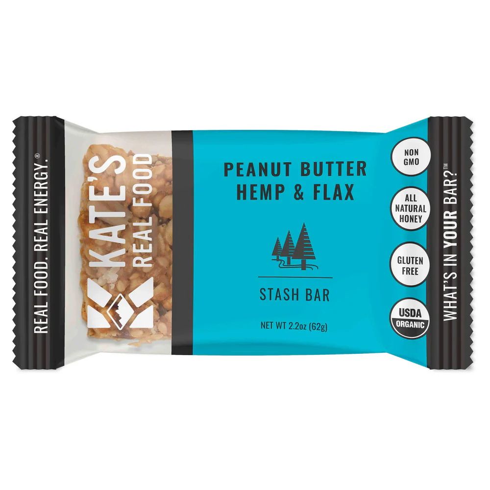 Kate's Real Food Energy Bar Peanut Butter Hemp & Flax - Image 2
