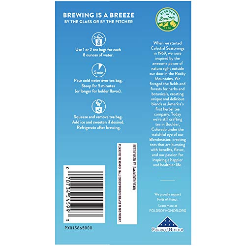 Celestial Seasonings Cold Brew Half & Half Tea, 18 Tea Bags - Image 2