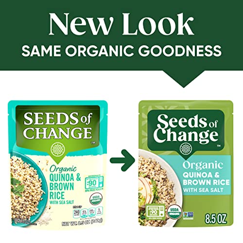 Seeds of Change Brown Sea Salt Quinoa Rice 8.5 Oz - Image 3