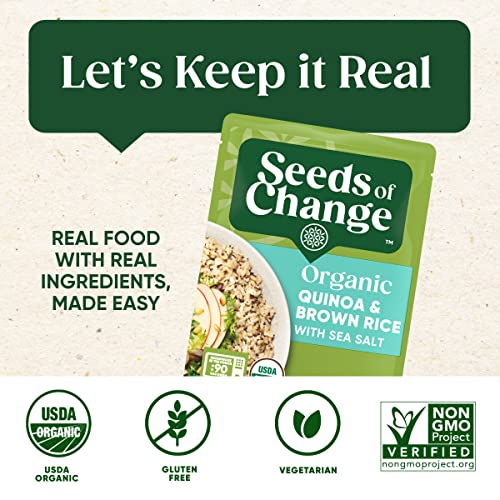 Seeds of Change Brown Sea Salt Quinoa Rice 8.5 Oz - Image 5