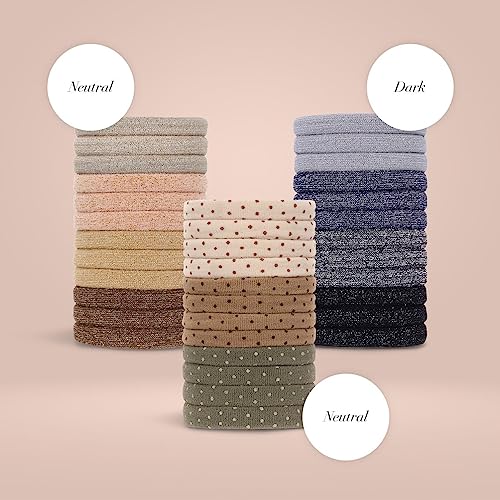 Kitsch Glitter Nylon Elastic Hair Tie 12 Pack - Image 6
