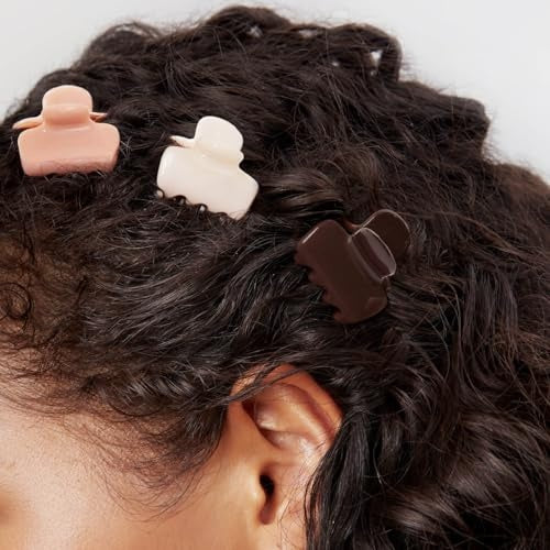 Kitsch Mini Puffy Claw Clips Small Hair - Image 3