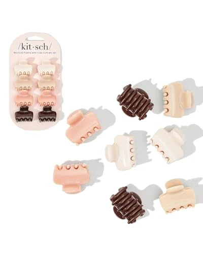 Kitsch Mini Puffy Claw Clips Small Hair - Image 9