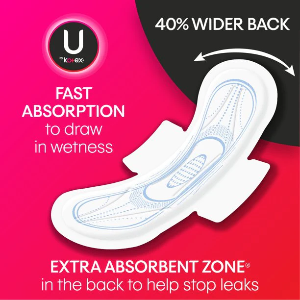 Kotex Maxi Overnight With Wings Pads 14ct - Image 2