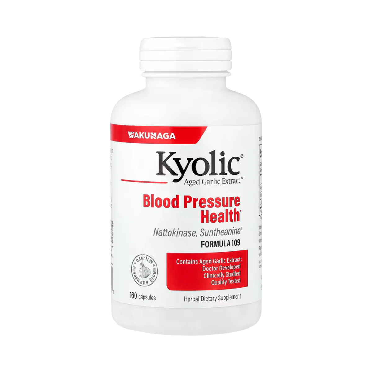 Kyolic, Aged Garlic Extract™, Blood Pressure Health, Formula 109, 160 Capsules - Image 2