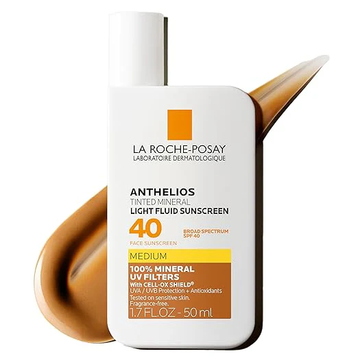 La Roche-Posay Anthelios Tinted Sunscreen SPF 40+, Broad Spectrum SPF + Antioxidants - Image 4