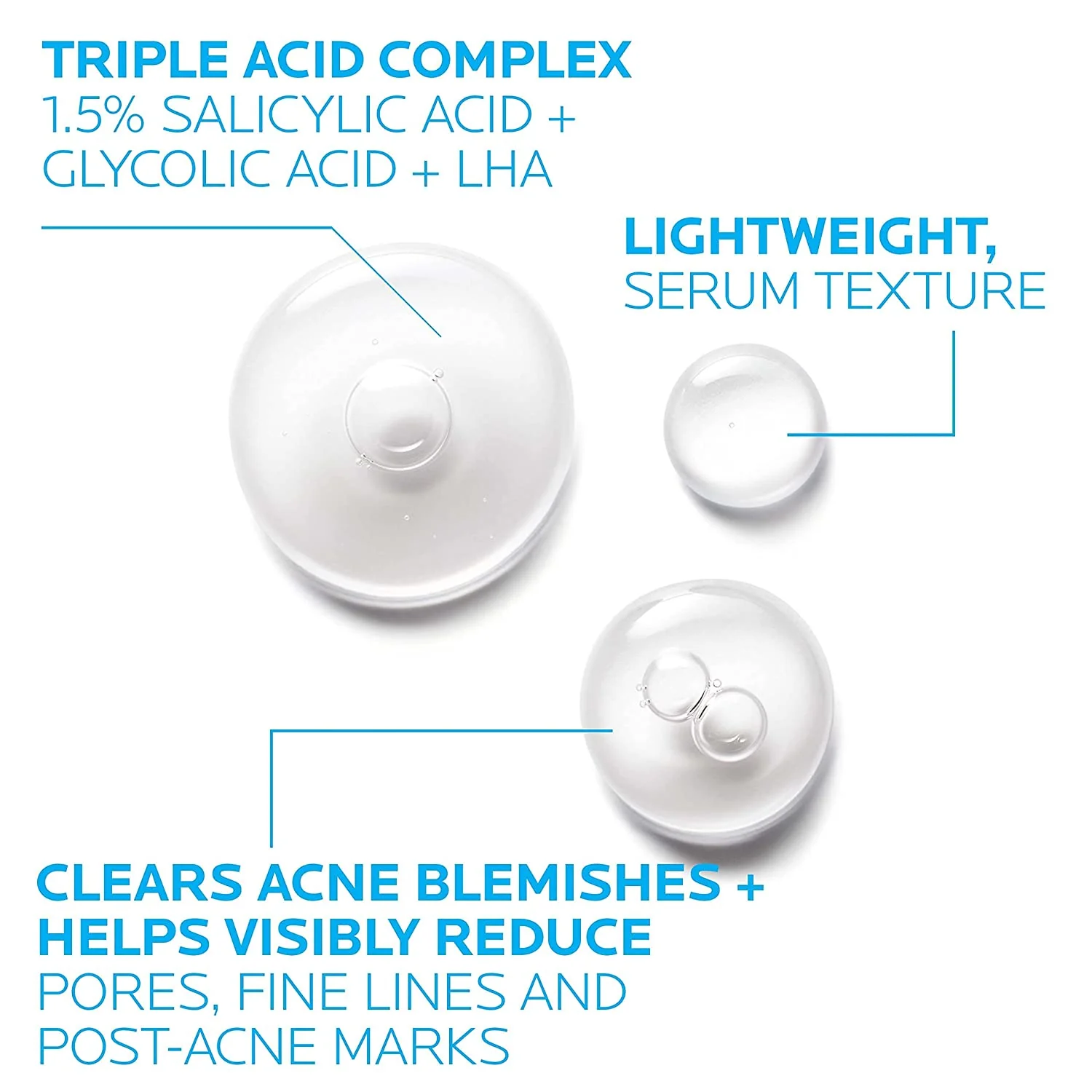 La Roche-Posay Effaclar Salicylic Acid Acne Treatment 1 Oz - Image 3