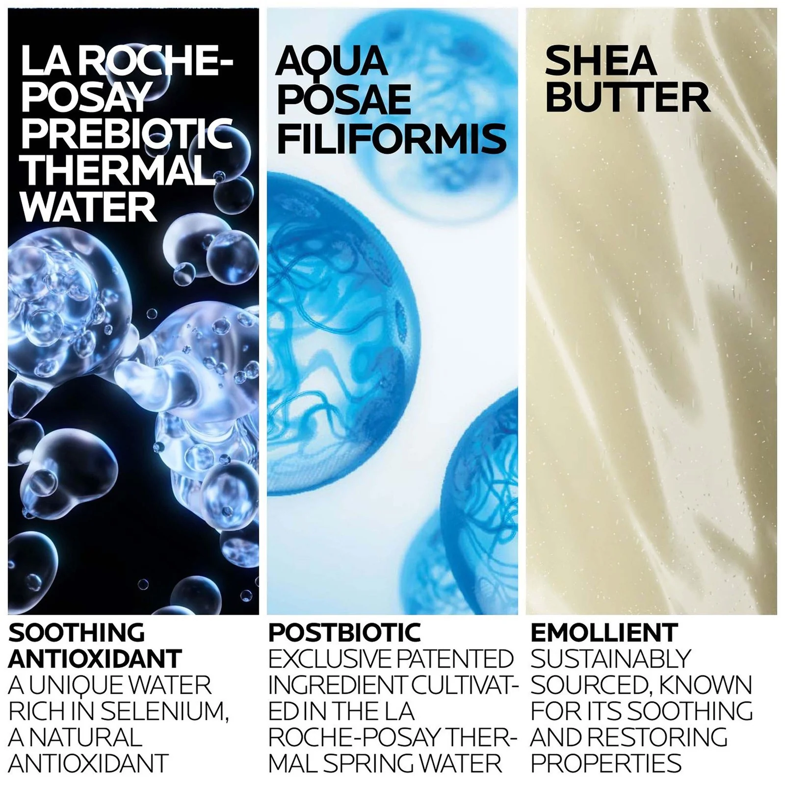 La Roche-Posay Lipikar AP+ Gentle Foaming Moisturizing Wash Shea Butter + Niacinamide + Glycerin 3.38oz - Image 3