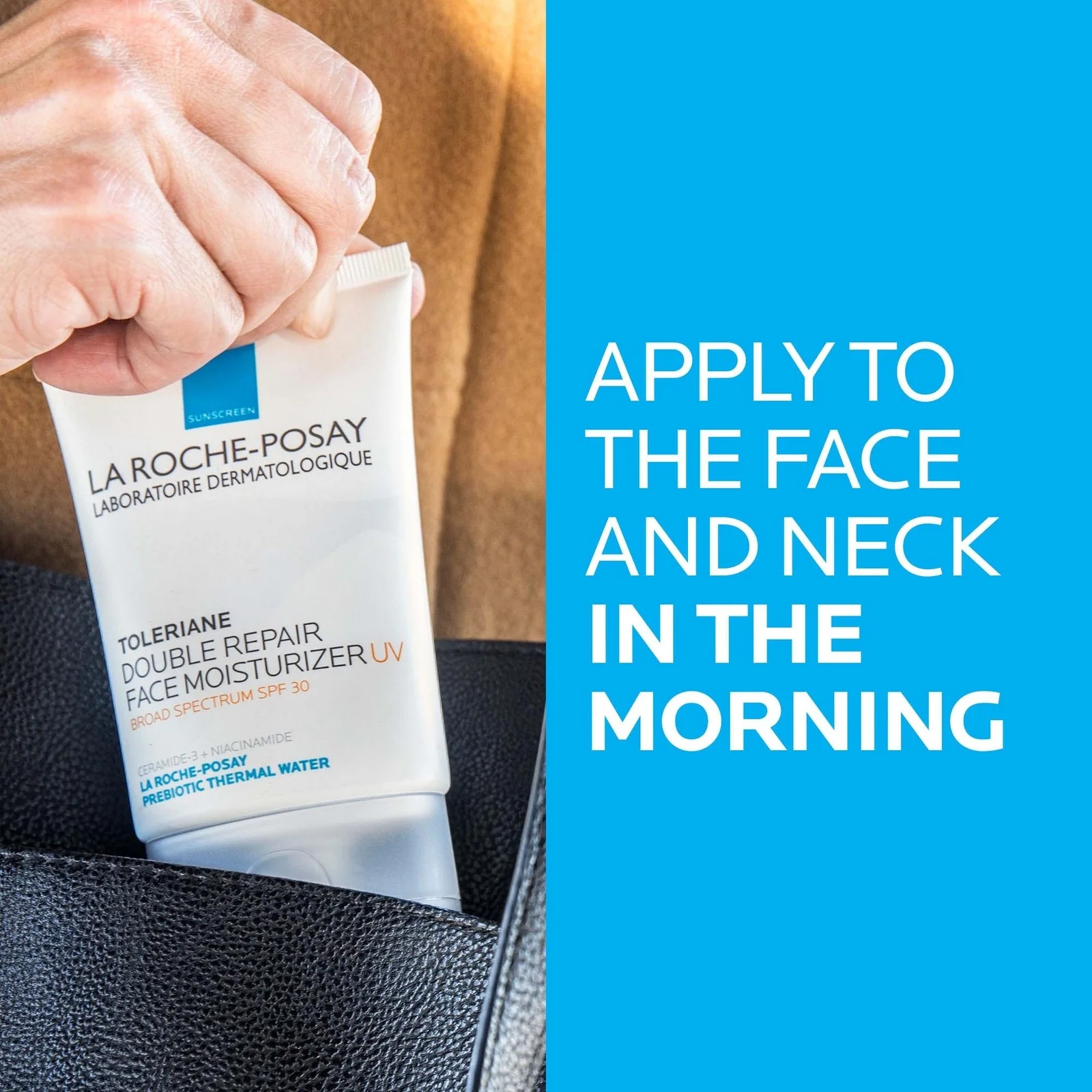 La Roche Posay Toleriane Face Moisturizer Sunscreen with Ceramide and Niacinamide SPF 30 1.35 Fl Oz - Image 3