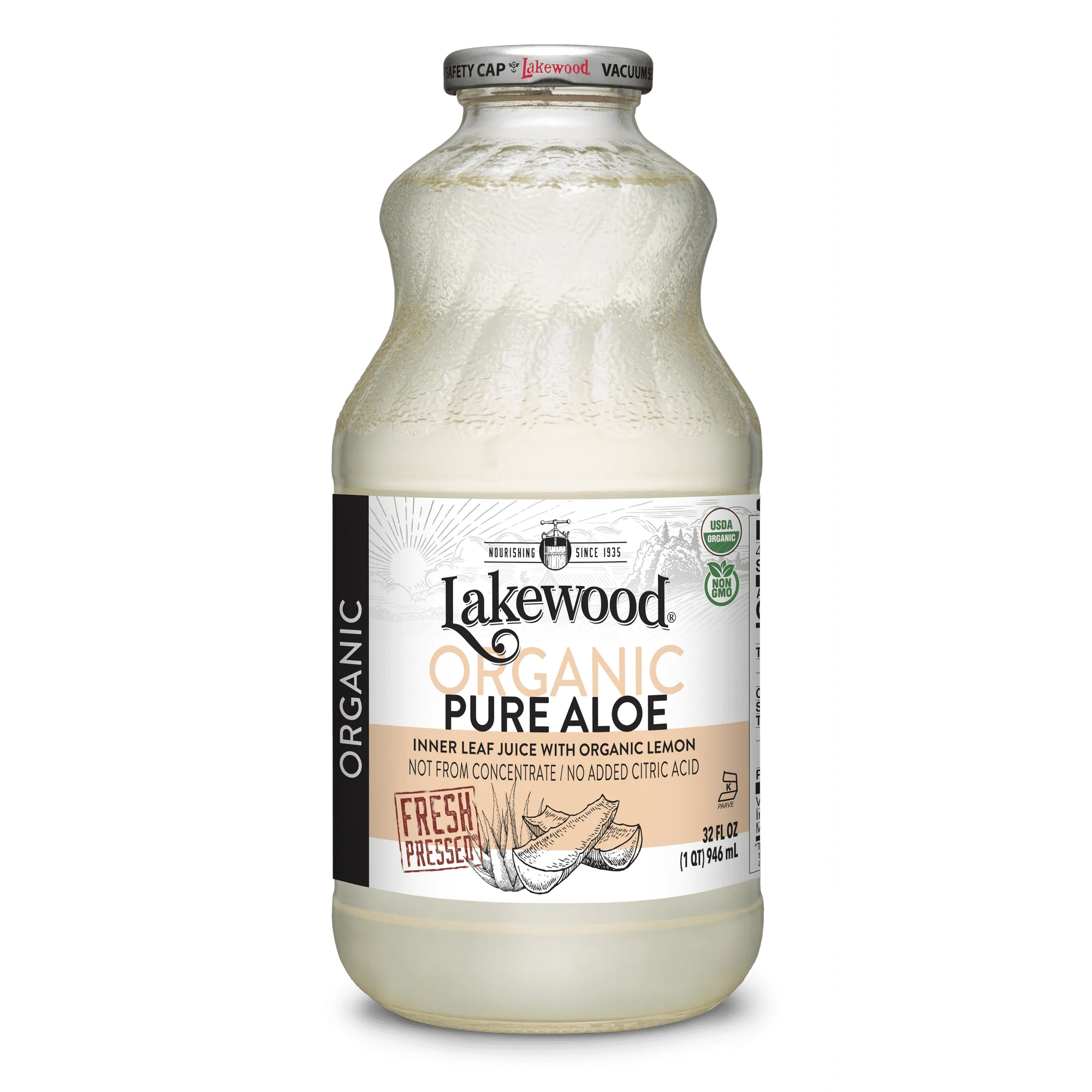 Lakewood Organic Pure Aloe 32 oz