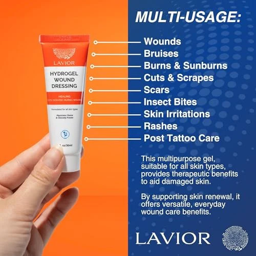 Lavior Multipurpose Hydrogel for Cuts, Scrapes, Burns & Wounds 1 Fl Oz - Image 4