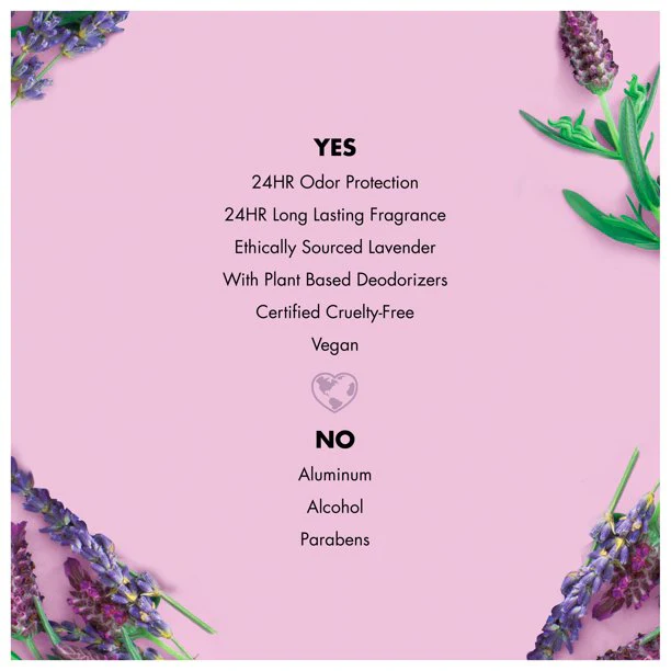Love Beauty & Planet Argan Oil &Lavender Deodorant 2.95Oz - Image 2