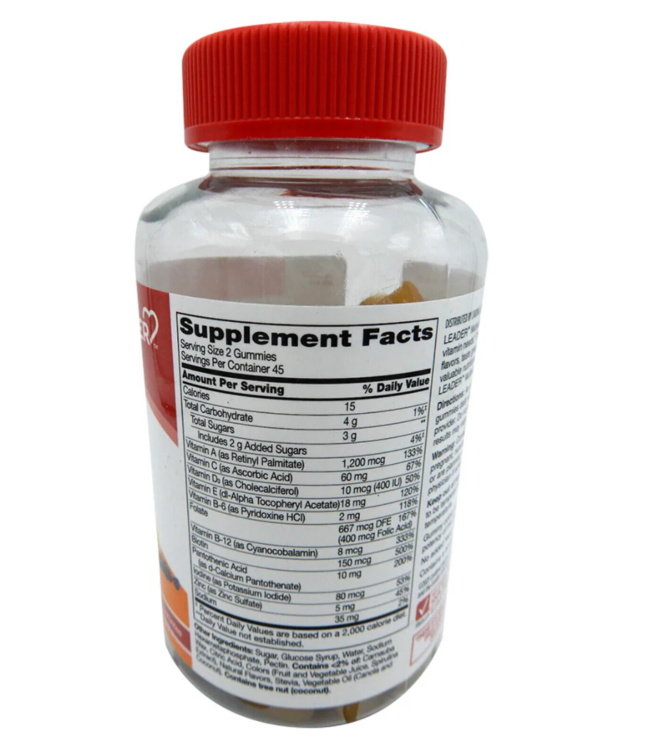 Leader Adult Multi Gummies 90ct - Image 2