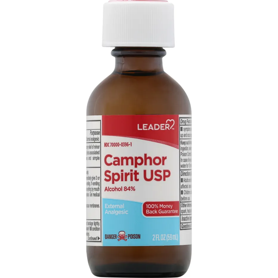Leader Camphor Spirit USP 2Oz