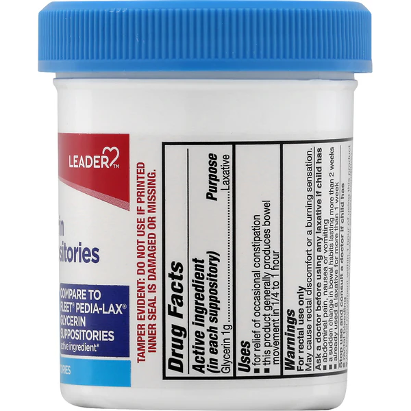 Leader Children's Glycerin Suppositories 25ct - Image 2