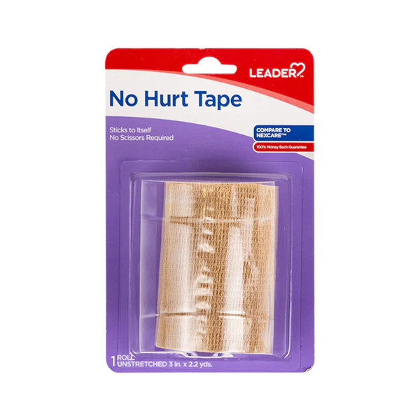Leader No Hurt Tape Roll 3" x  2.2 yd