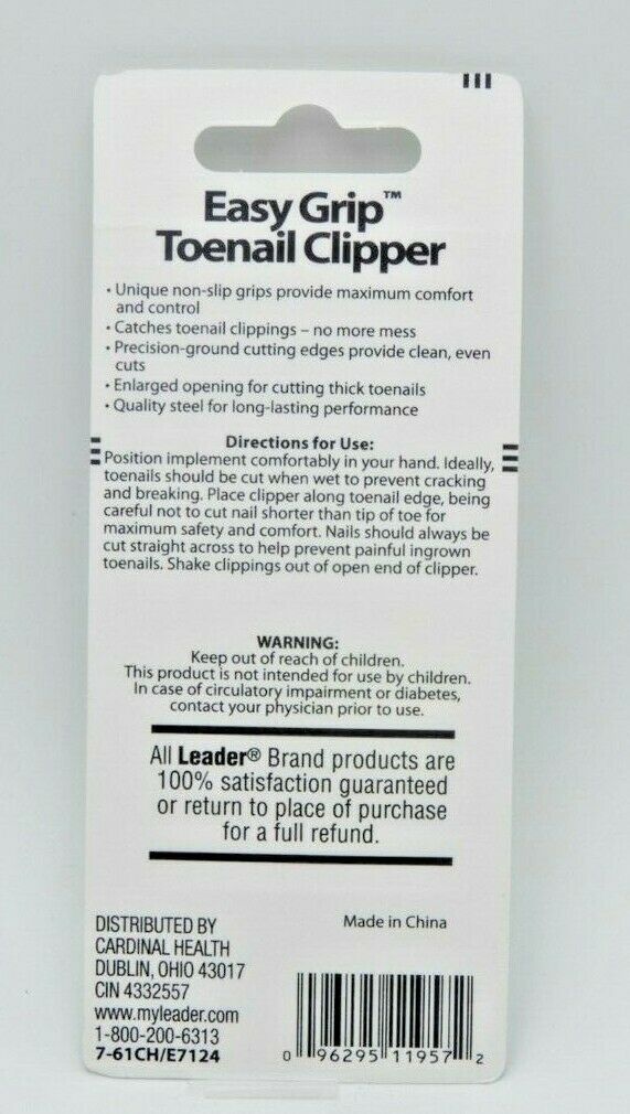 LEADER Toenail Clipper Easy Grip - Image 2