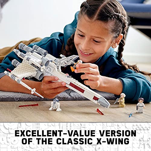 Lego Star Wars Luke Skywalker's X-Wing Fighter 75301 Building Toy Set 474 Pieces - Image 2