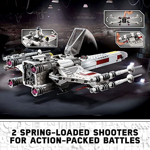 Lego Star Wars Luke Skywalker's X-Wing Fighter 75301 Building Toy Set 474 Pieces - Image 4