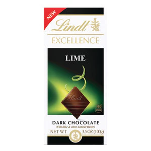Lindt Excellence Lime Chocolate Bar