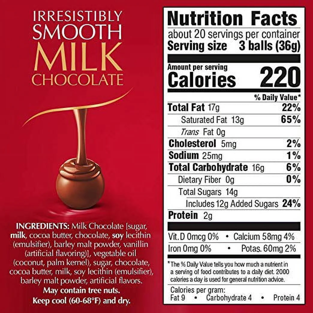 Lindt Lindor Truffles Milk Premium Chocolate - Image 2