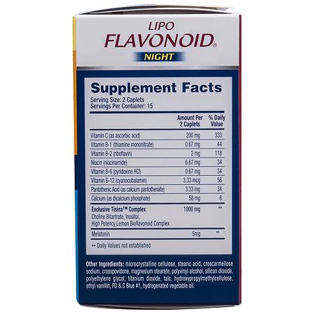 Lipo Flavonoid Plus Ear Ringing 90 Caplets - Image 2