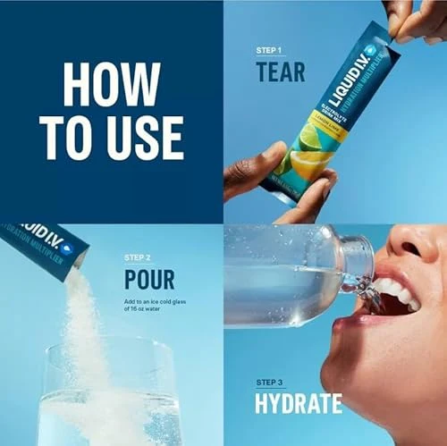 Liquid I.V. Hydration Multiplier Electrolyte Drink Mix Popsicle Firecracker - Image 3