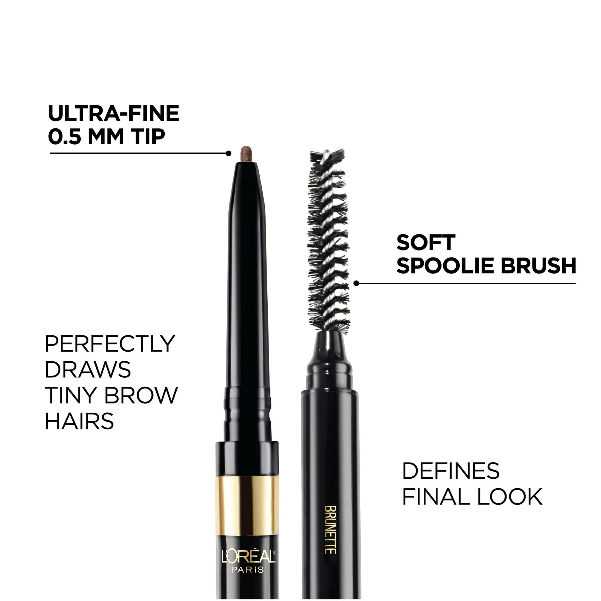 Loreal Brow Stylist Definer Pencil Waterproof Brunette 389 - Image 2