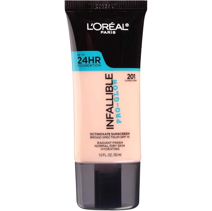 Loreal Infallible Pro-Glow SPF Liquid Foundation 1.0oz - Image 3