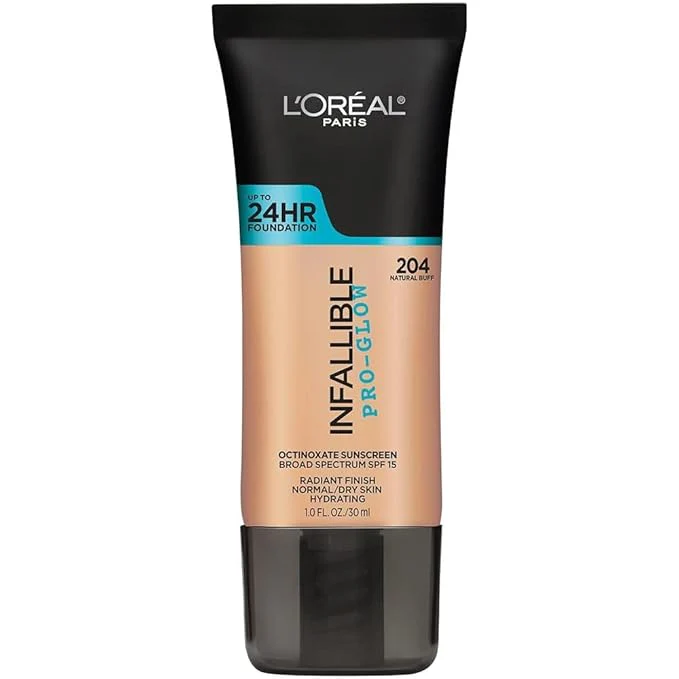 Loreal Infallible Pro-Glow SPF Liquid Foundation 1.0oz - Image 5