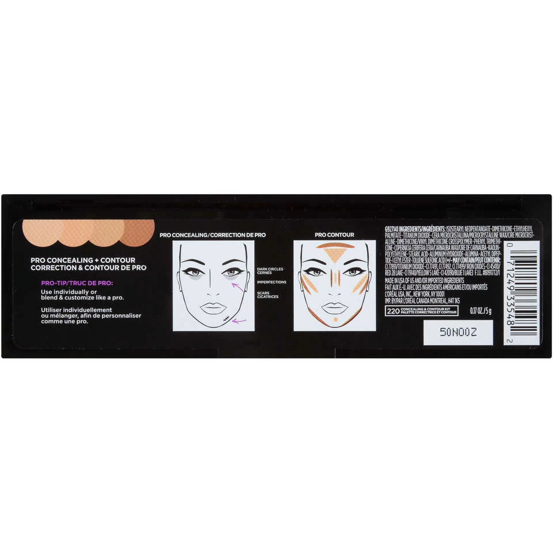 Loreal Infallible Concealer Contour Palette 220 - Image 2