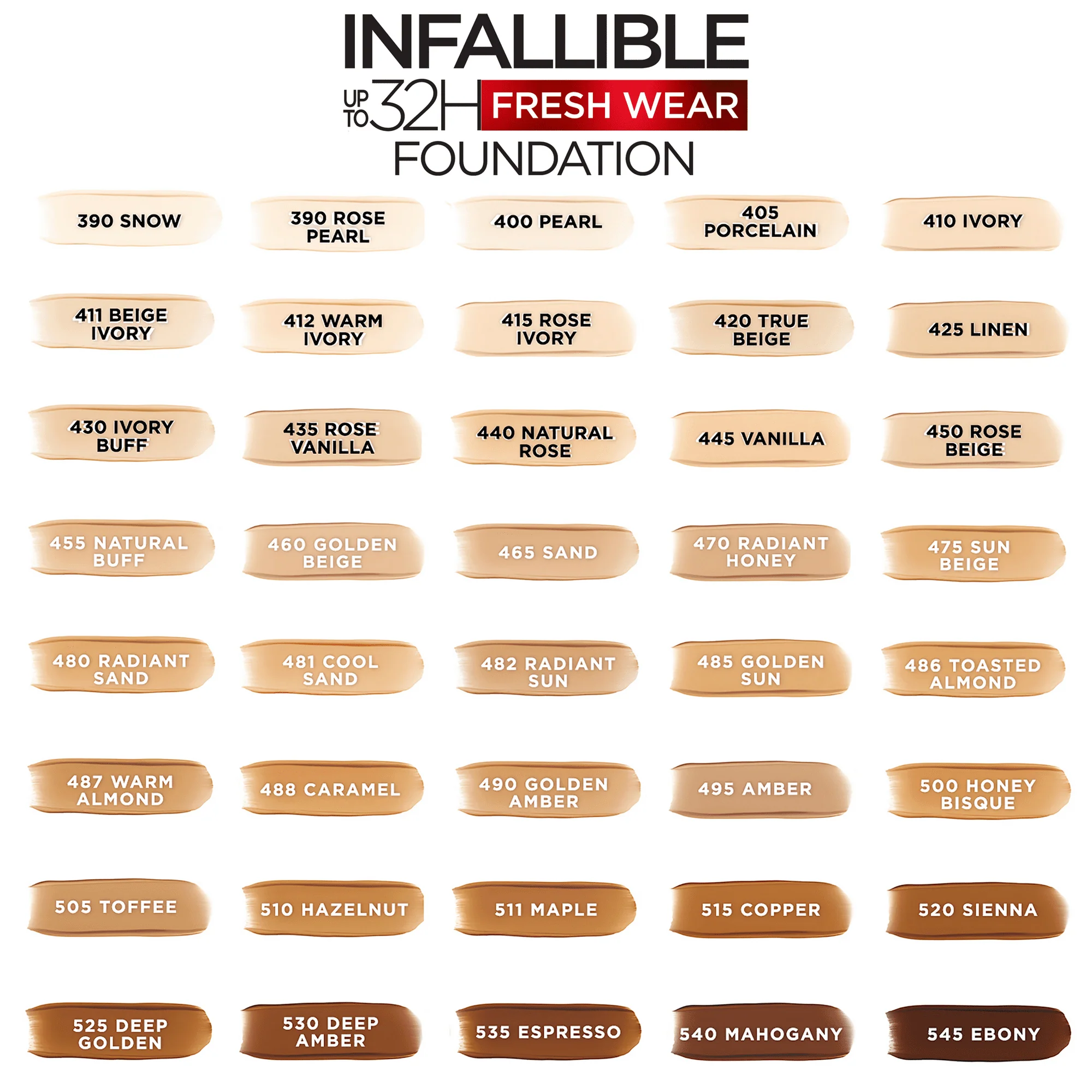 Loreal Infallible 24Hr Fresh Wear Liquid Foundation - Image 25