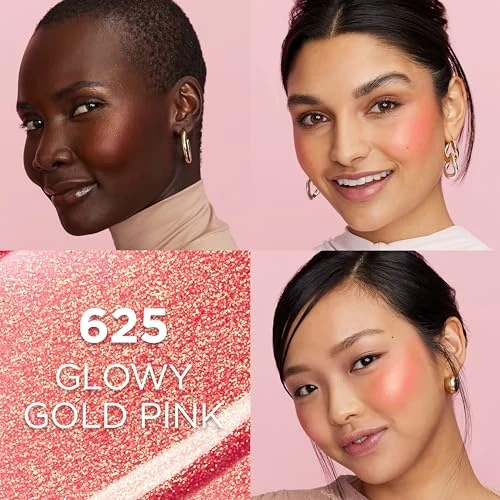 L'Oréal Lumi Le Liquid Blush Glowy Gold Pink, .33 oz - Image 3